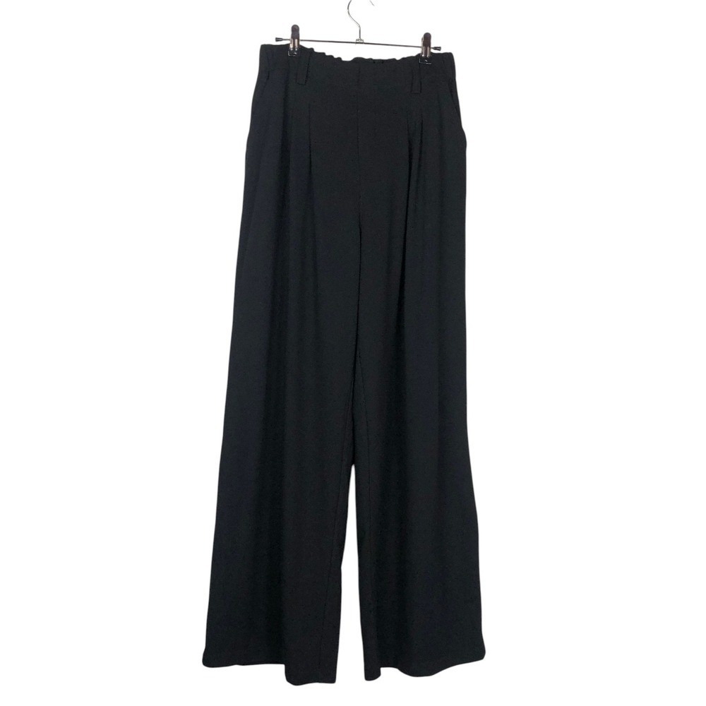 Halara Flex™ High Waisted Pocket Wide Leg Waffle Work Pants Size M Tall Career - Picture 2 of 15